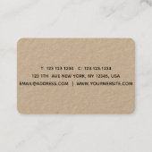 雪片 名刺 (裏面)