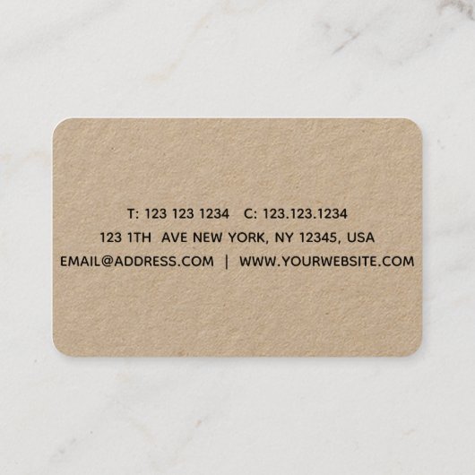 雪片 名刺 (裏面)