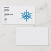 雪片 名刺 (正面/裏面)