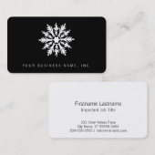 雪片 名刺 (正面/裏面)