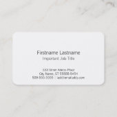 雪片 名刺 (裏面)