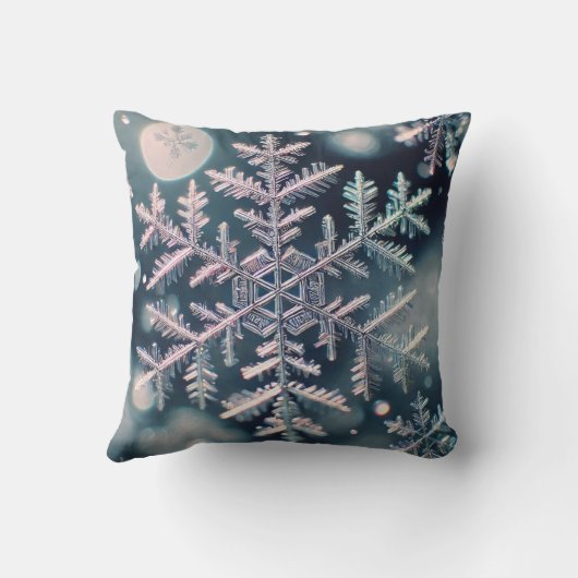 雪片/月 クッション (裏面)