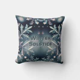 雪片/月/冬の至 クッション