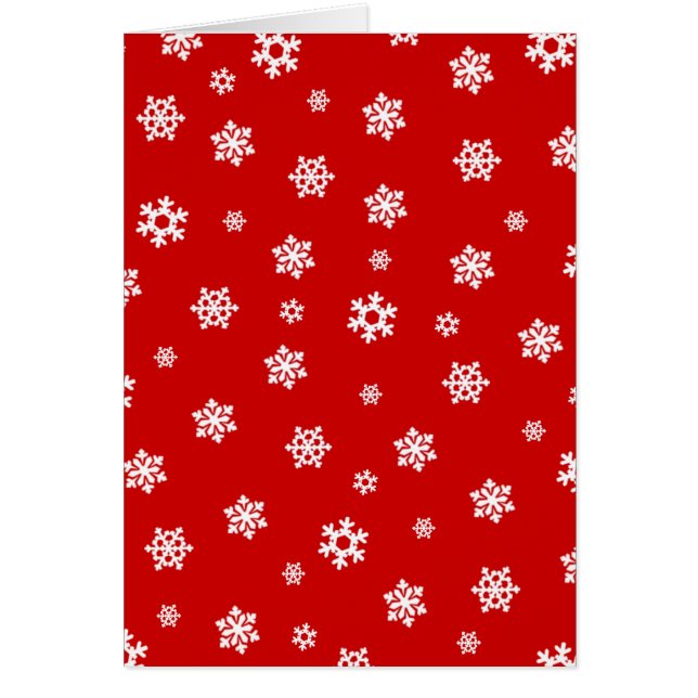 雪片（白） [クリスマスパターン] (正面)