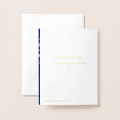 雪片 箔カード (裏面封筒付き)