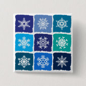 雪片 缶バッジ (正面)