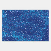 雪片、虎猫なし ラッピングペーパーシート (正面3)