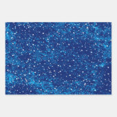 雪片、虎猫なし ラッピングペーパーシート (正面2)