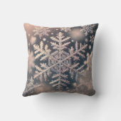 雪片/霧の中 クッション (裏面)