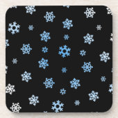 雪片（青と白） コースター (正面)