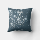 雪片，青と白，風船メリー, クッション (裏面)