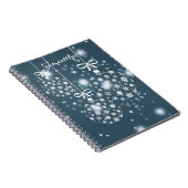雪片，青と白，風船 ノートブック (右側)