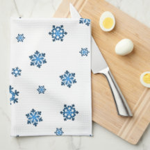 雪片（青と黒）