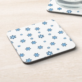 雪片（青と黒） コースター
