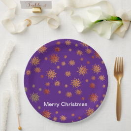 雪片，黄金の雪片，ディナープレート ペーパープレート