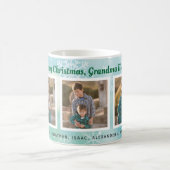 雪片 | 3枚のフォトクリスマス コーヒーマグカップ (中央)