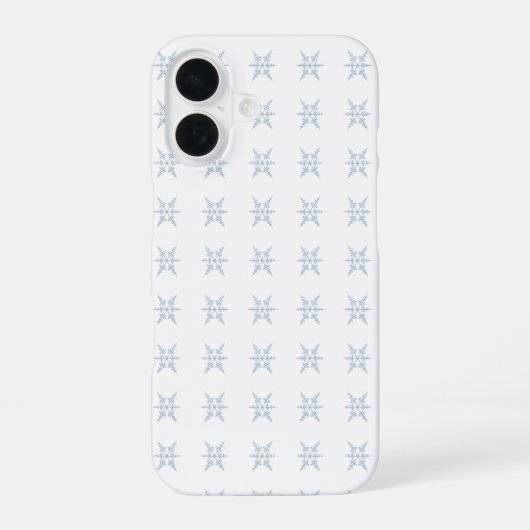 雪片 iPhone 16ケース (裏面)