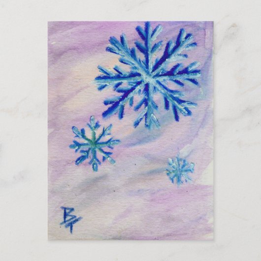 雪片ACEOはがき ポストカード (正面)