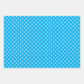 雪片DIY背景色 ラッピングペーパーシート (正面3)