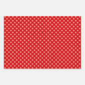 雪片DIY背景色 ラッピングペーパーシート (正面)