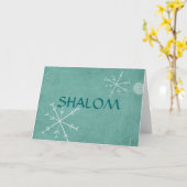 雪片Shalom カード (黄色い花)