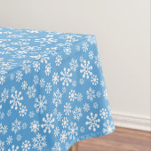 雪片Winter Cotton Tableloth, 52"x70" テーブルクロス (インサイチュ)