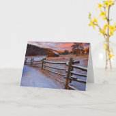 雪牧場 カード (黄色い花)