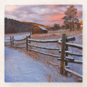 雪牧場 ガラスコースター (正面)