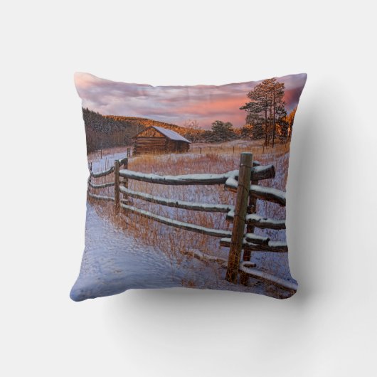 雪牧場 クッション (裏面)