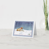 雪犬 カード (正面)