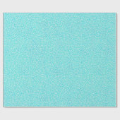 雪状アクア水玉模様 ラッピングペーパー (フラット)