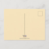 雪狼とロビンズハガキ ポストカード (裏面)