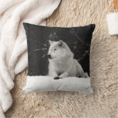 雪狼 クッション (ブランケット)