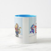 雪猫のマグを造ること マグカップ (中央)