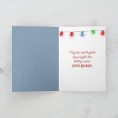 雪猫を嗅ぎ回る猫 シーズンカード (内部)