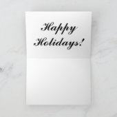 雪猫グリーティングカード シーズンカード (内部)