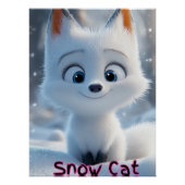 雪猫ポスター ポスター (正面)