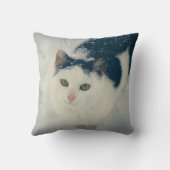 雪猫 クッション (裏面)