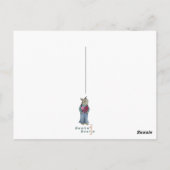 雪猫 ポストカード (裏面)