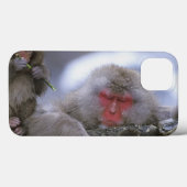 雪猿の母及び子供、Jigokudani、長野、 Case-Mate iPhoneケース (裏面 (横))