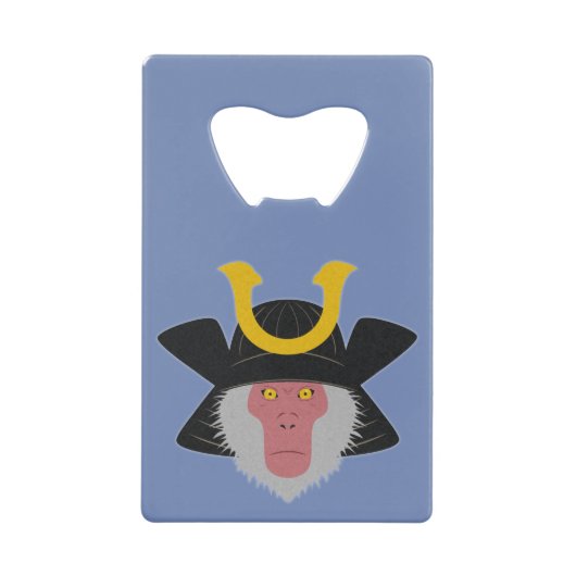 雪猿サムライ クレジットカード栓抜き (正面)