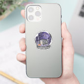 雪玉のハロウィーンキャンパー シール (スマートフォン)
