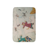 雪玉の戦い バスマット (正面縦)