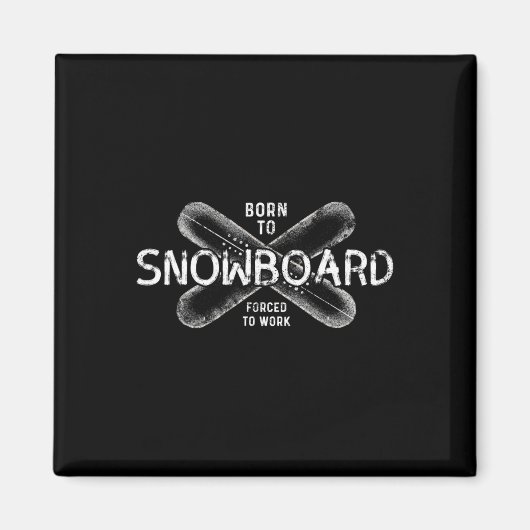 雪生まれ盤に強制作動 – 雪おもしろい盤 マグネット (正面)