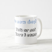 雪男のマグ コーヒーマグカップ (正面右)