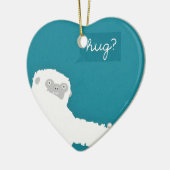 雪男の抱擁 セラミックオーナメント (左)