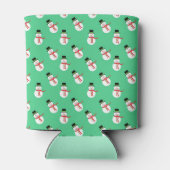 雪男の柄 缶クーラー (裏面)