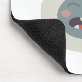 雪男の頭部 マウスパッド (コーナー)