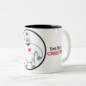 雪男愛クリスマス ツートーンマグカップ (正面右)