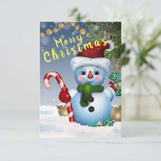 雪男 カード (スタンド正面)